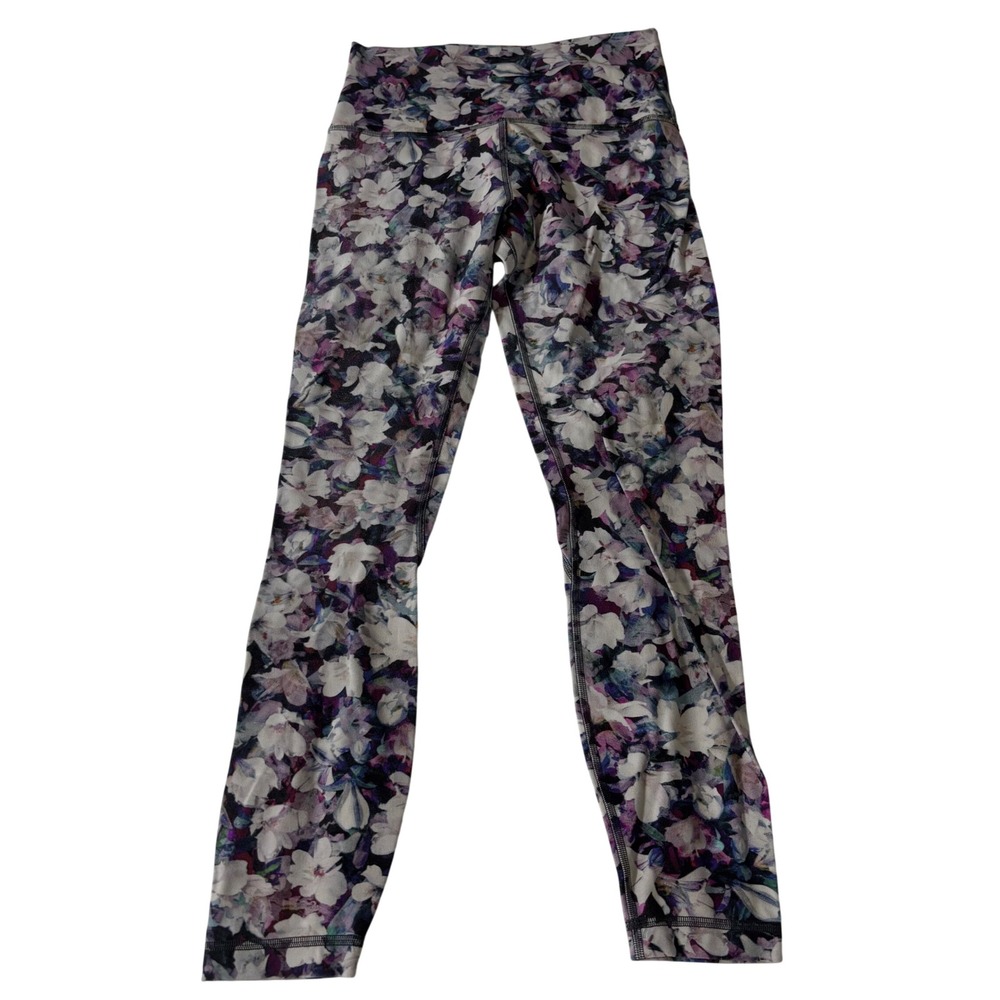 Lululemon Align Pant II 25 Utopia Multi Floral Leggings High Rise Size 6
